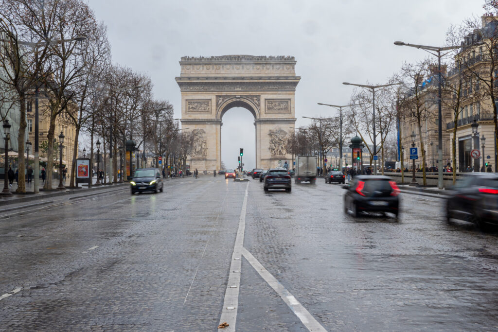 Arco del triunfo en Paris